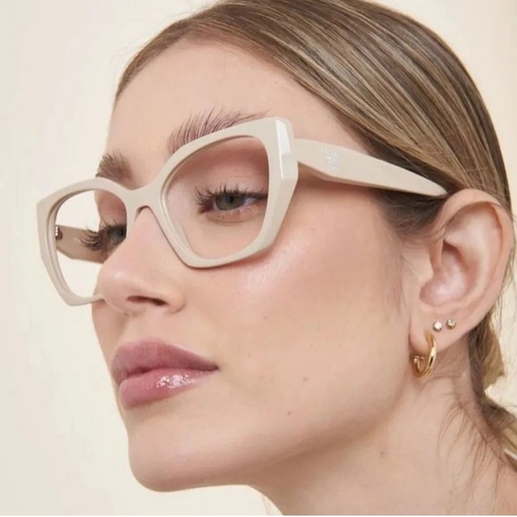 💯 - New Authentic PRADA PR 18WV - VYJ1O1 POWDER Eyeglasses - Picture 9 of 14